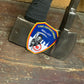 skell city fire department FDNY patch sticker against the iron.