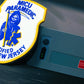 Skell City New Jersey MICU Paramedic PVC Velcro Patch up against physio control lifepak 15 monitor battery at half charge