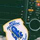 Skell City New Jersey MICU Paramedic PVC Velcro Patch up against physio control lifepak15 monitor and screen with button panel